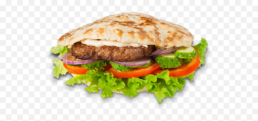 Download Big Steak - Salad Sandwich On Plate Png Image With Emoji,Sandwich Transparent Background