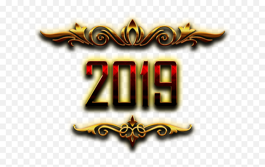 2019 Png Pic - Png Transparent Happy New Year 2019 Png Emoji,2019 Png