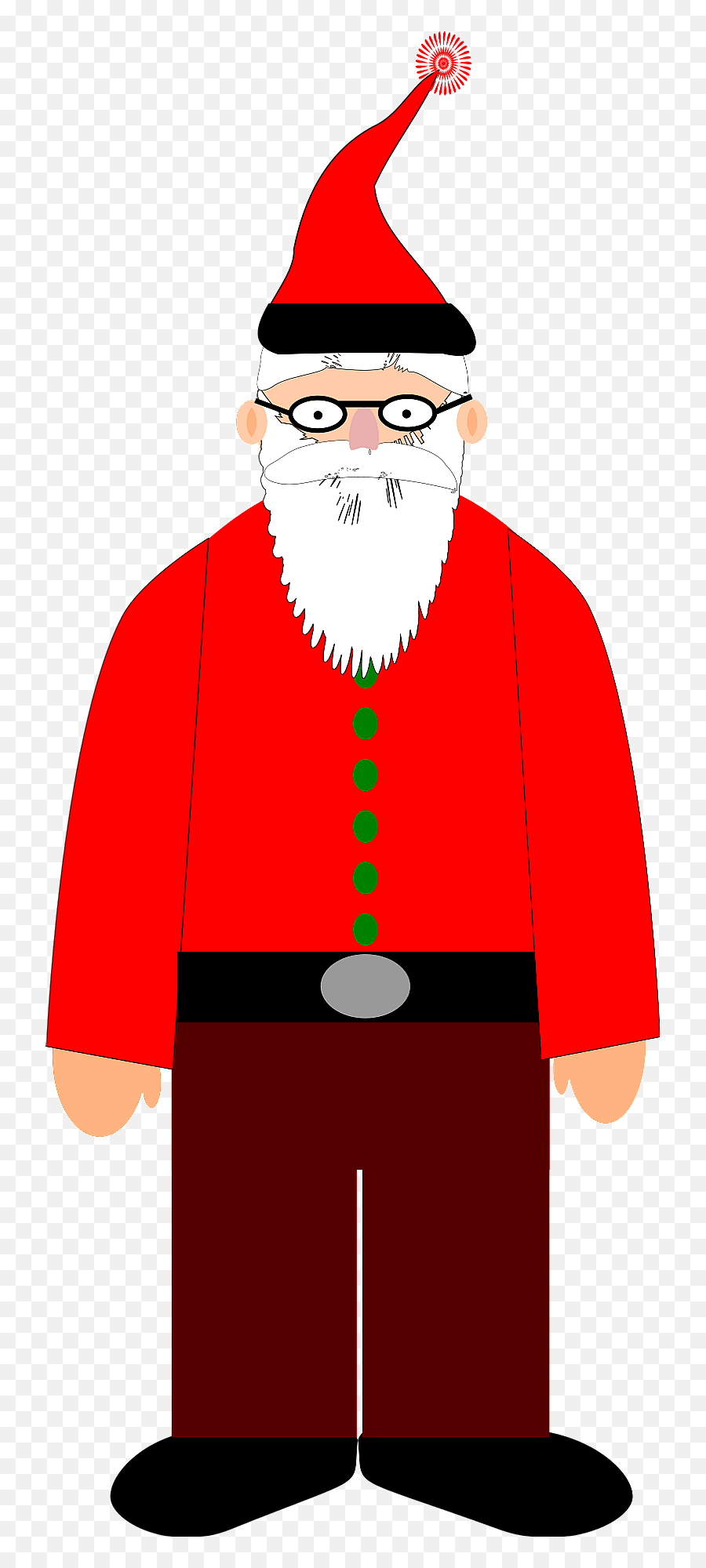 Santa Clipart Free Download Transparent Png Creazilla - Cuerpo De Santa Claus Emoji,Santa Hat Transparent