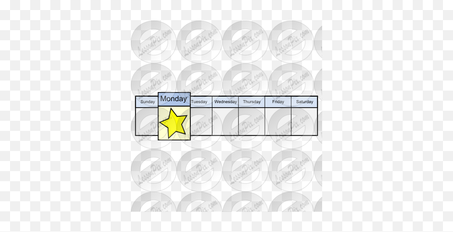 Monday Picture For Classroom Therapy - Horizontal Emoji,Monday Clipart