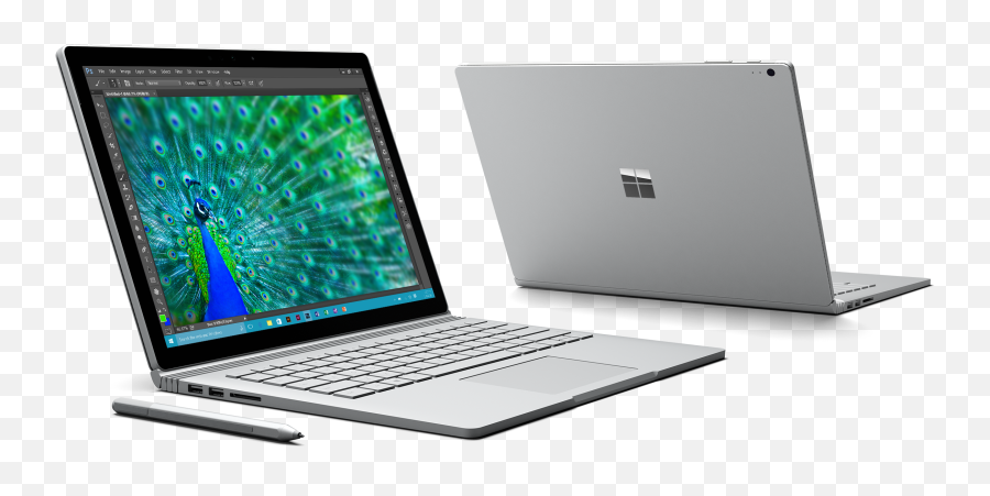Laptop Microsoft Surface Pro Clipart - Notebook Microsoft Surface Touchscreen I7 Emoji,Chromebook Clipart