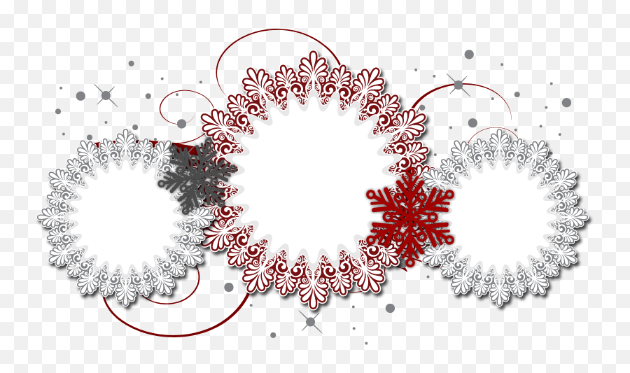 Clipart Snowflake Banner Clipart Snowflake Banner - Christmas Day Emoji,Christmas Banner Clipart