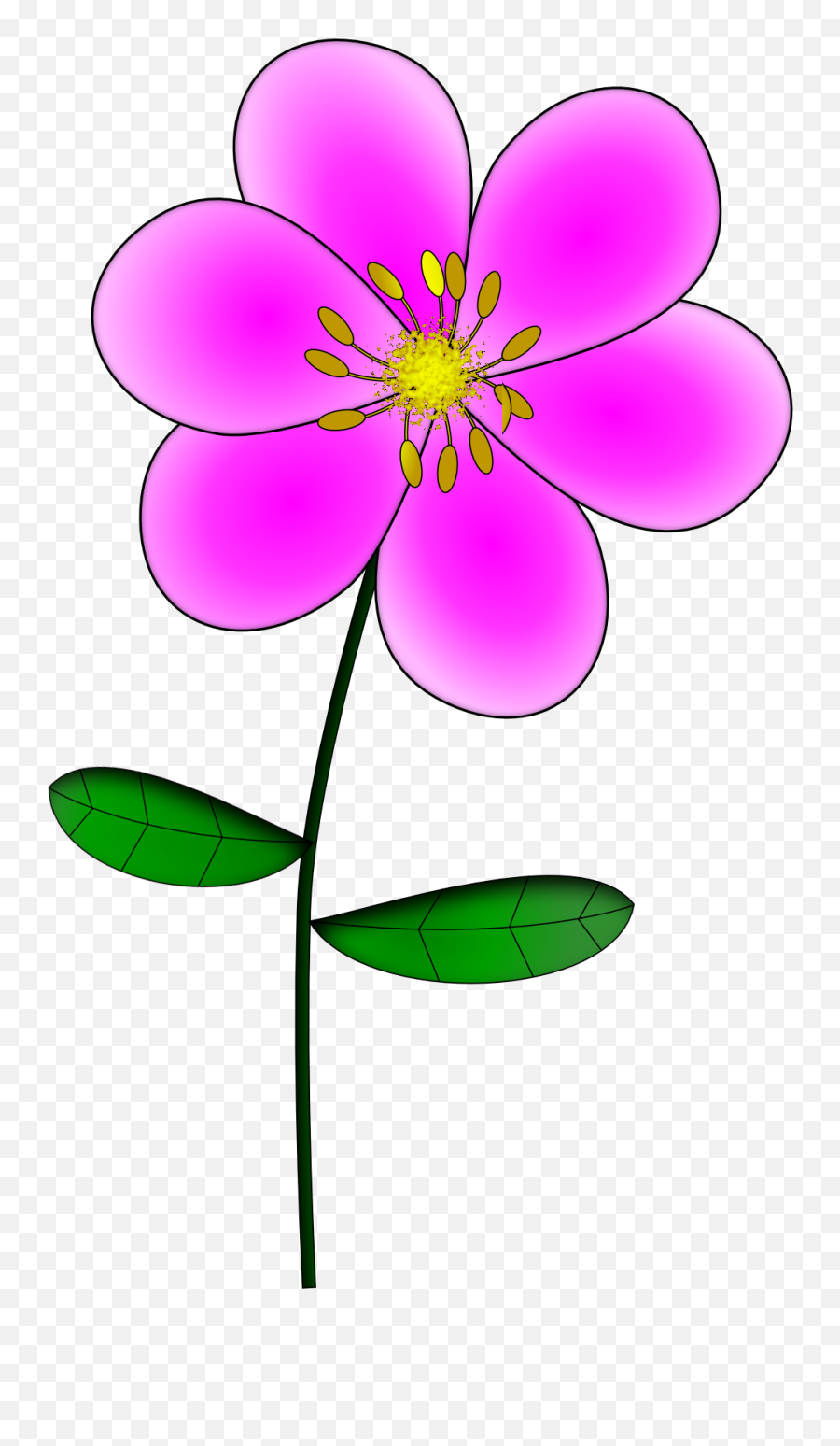 Clipart Pink Flowers Clipart Panda - Free Clipart Images Flower Purple Clipart Emoji,Pink Clipart