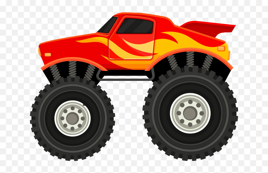Red Monster Truck Icon Png Transparent - Vatican Museums Emoji,Monster Truck Clipart