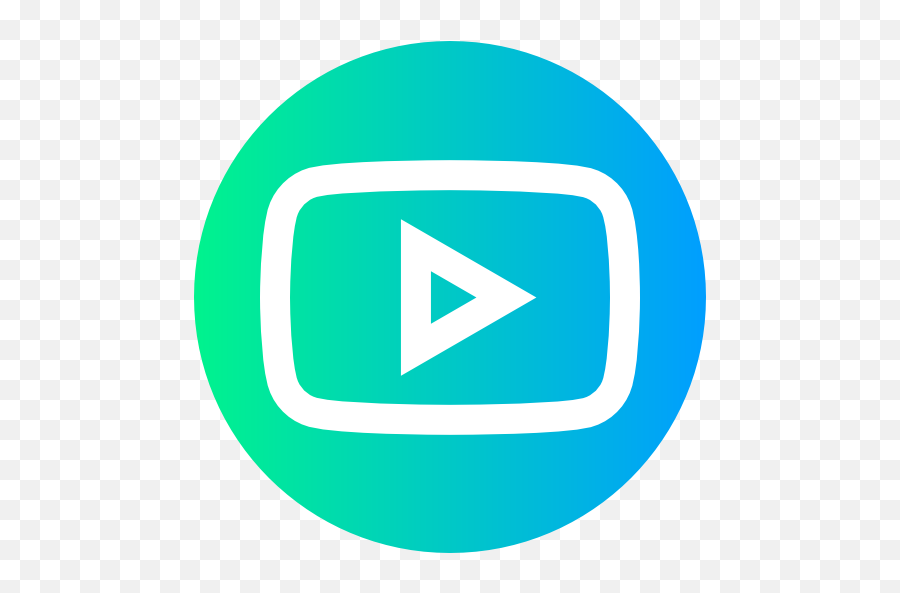 Youtube - Vertical Emoji,Blue Youtube Logo