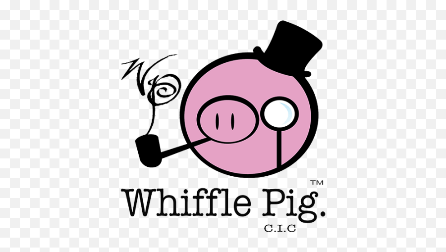 Whiffle Pig - Dot Emoji,Piglet Logo