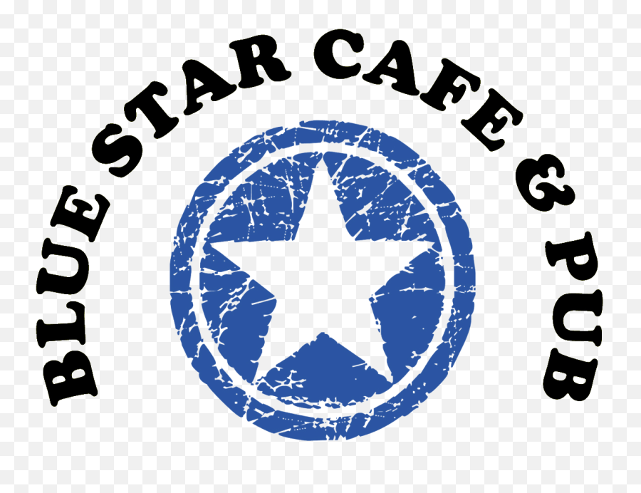 Star Blue Logo - Logodix Blue Star Cafe Pub Emoji,Restaurant Logo With A Star