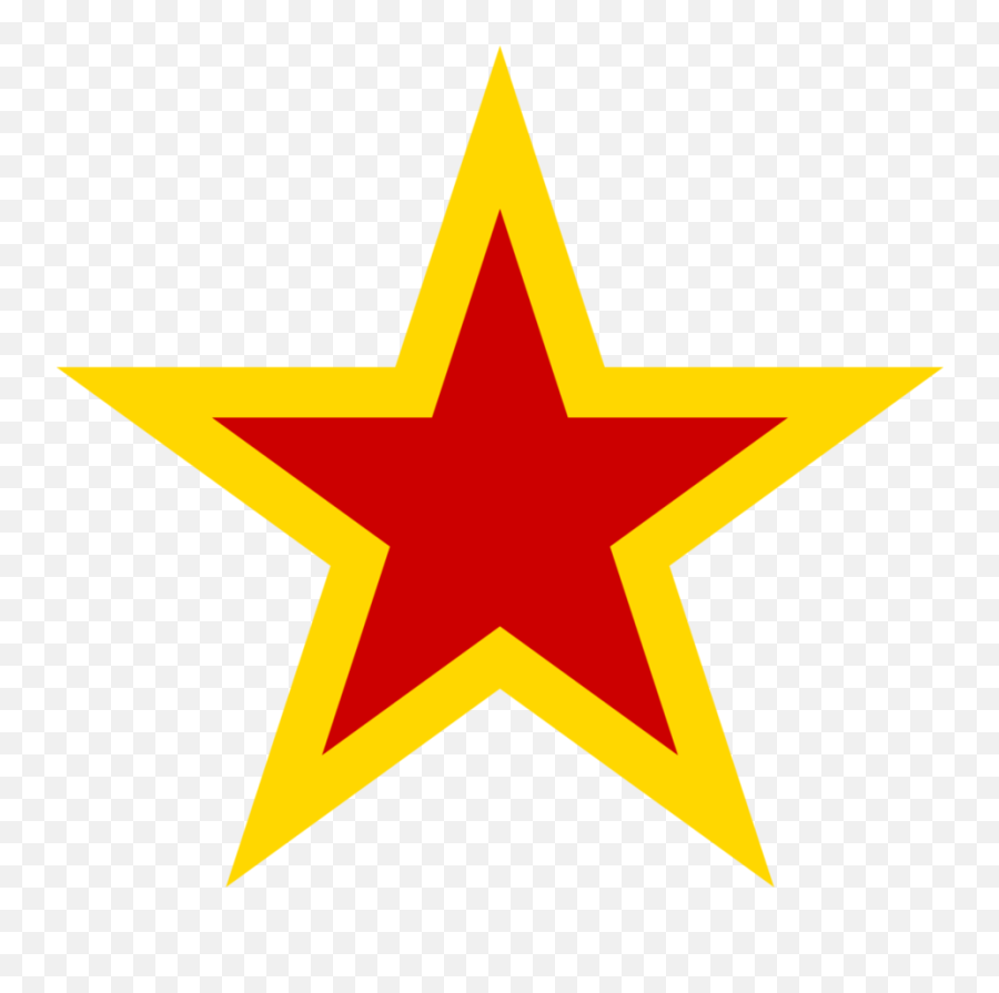 Red Star Png - Red And Yellow Star Clipart Emoji,Yellow Star Png