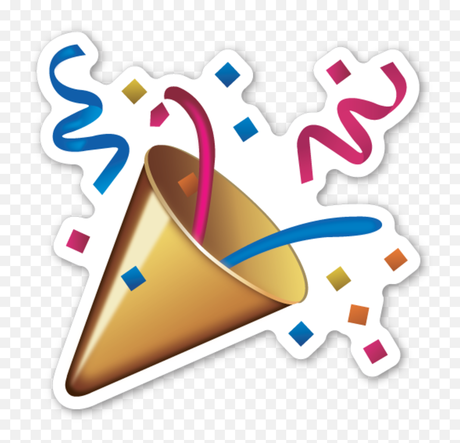 Download Hd Confetti Clipart Emoji - Celebration Emoji Png Emoji Fiesta Png,Confetti Clipart