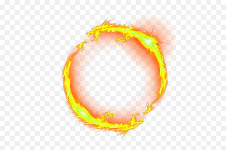 Download Chinese Fire Effect Yellow - Circle Fire Effect Png Emoji,Fire Effect Png