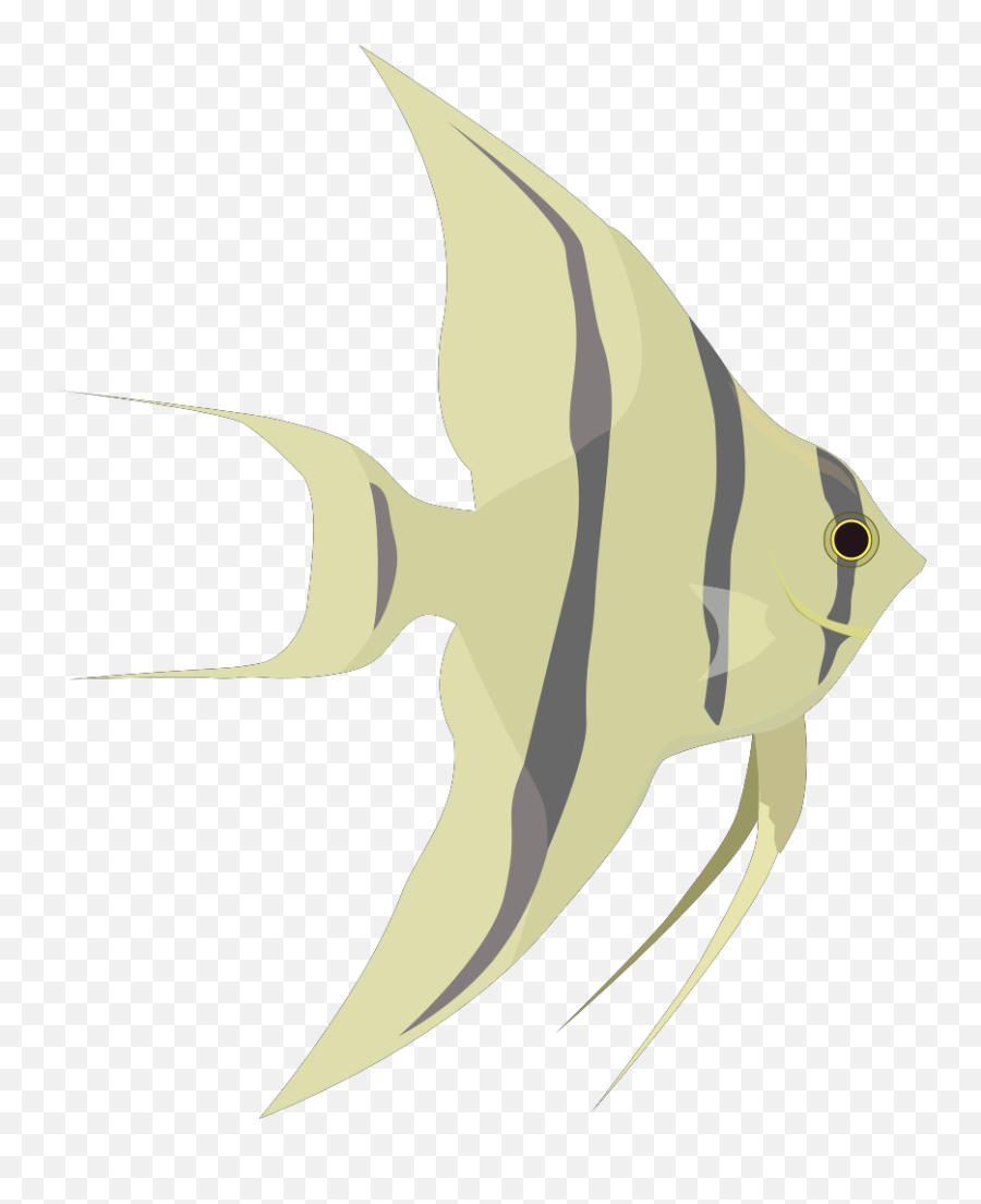 Free Clip Art - Fish Emoji,Angelfish Clipart