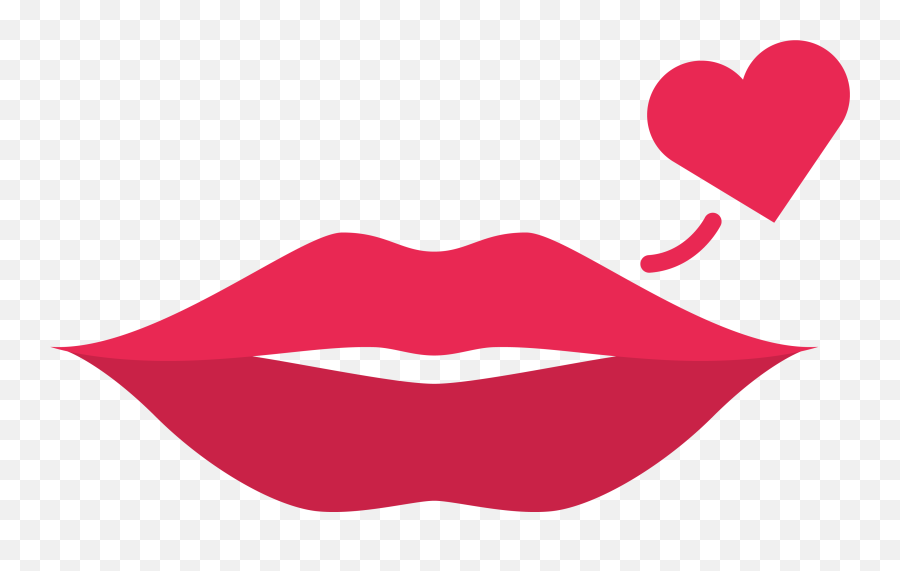 Lips Clipart Simple Emoji,Labios Png