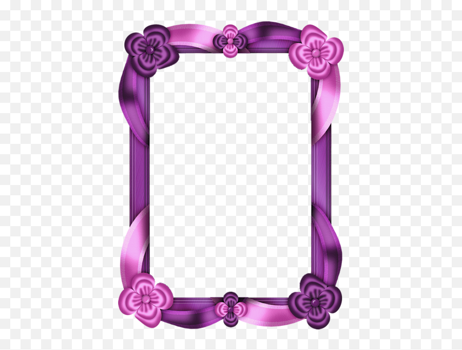 Purple And Pink Transparent Photo Frame Emoji,Transparent Frames