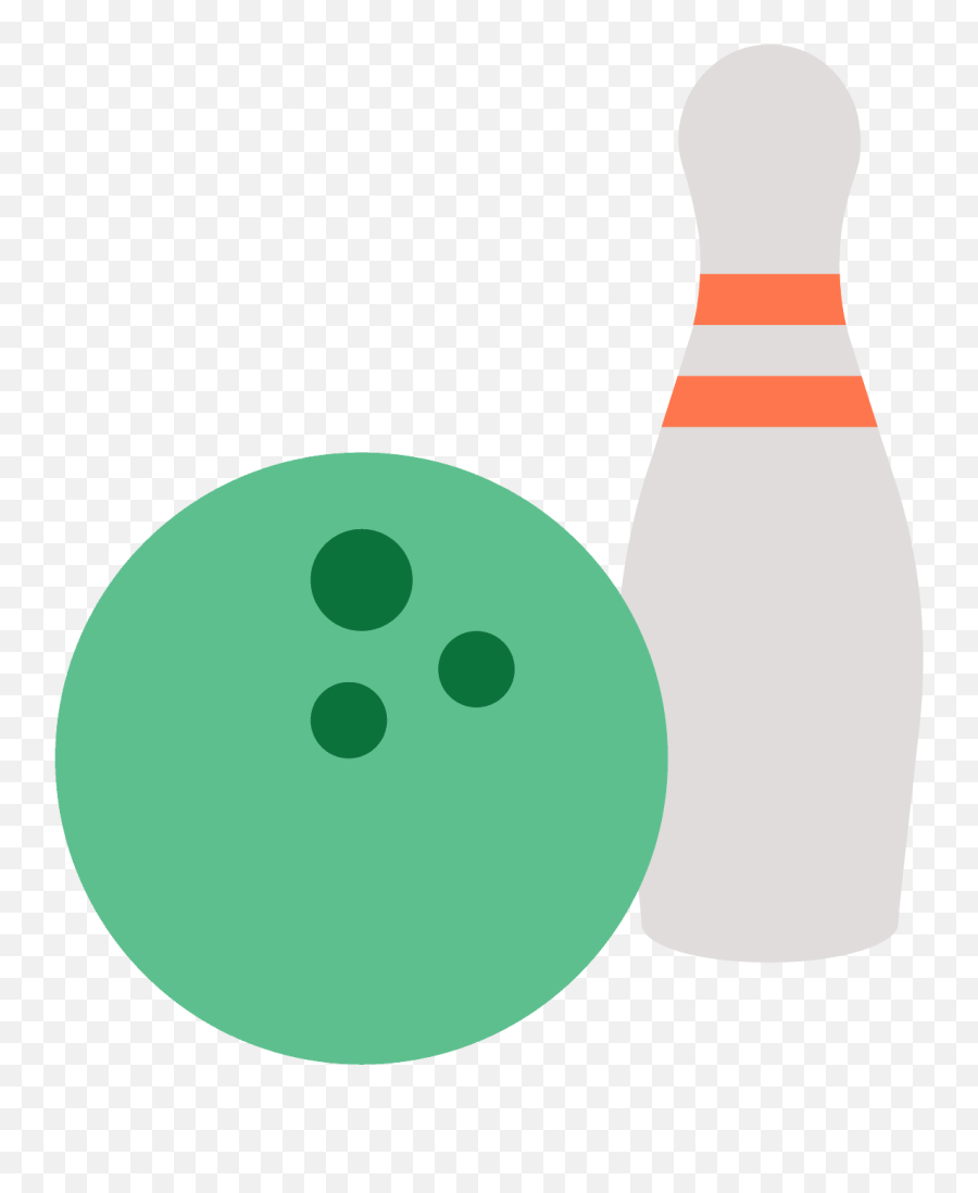Download Hd Bowling Ball And Pins Png - Bowling Icon Emoji,Bowling Pins Png