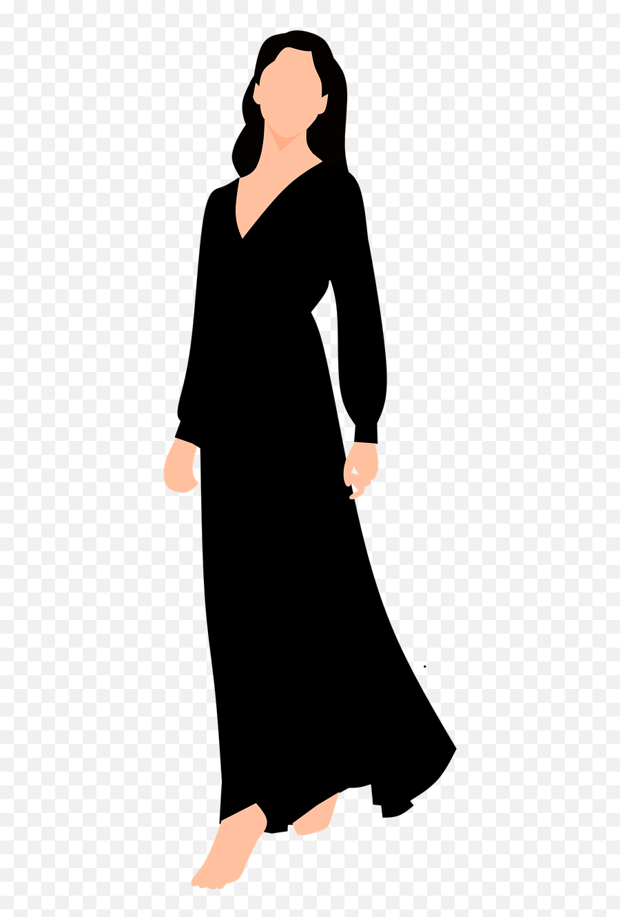 Vector Fashion Woman Png Clipart - Dress For Women Png Vector Emoji,Woman Png