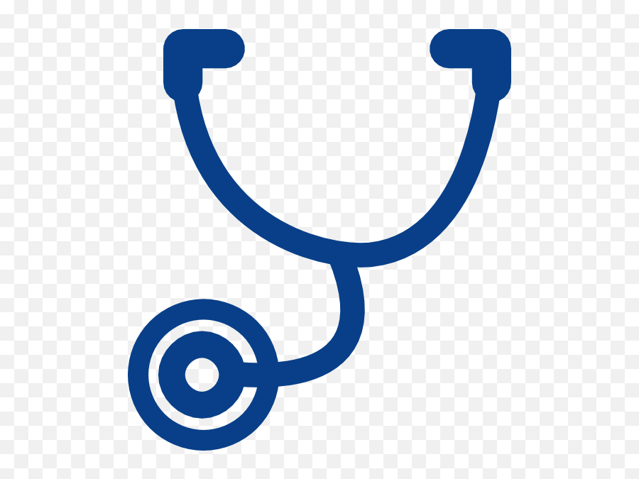Blue Stethoscope Clip Art At Clker - Stethoscope Blue Clip Art Emoji,Stethoscope Clipart