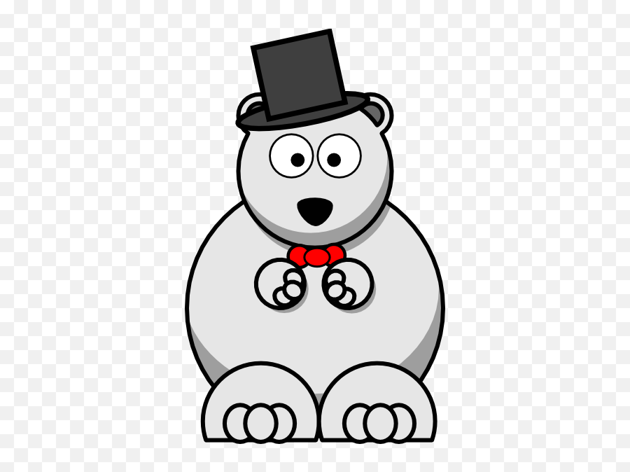 Polar Bear Clip Art At Clkercom - Vector Clip Art Online Emoji,Polar Bears Clipart