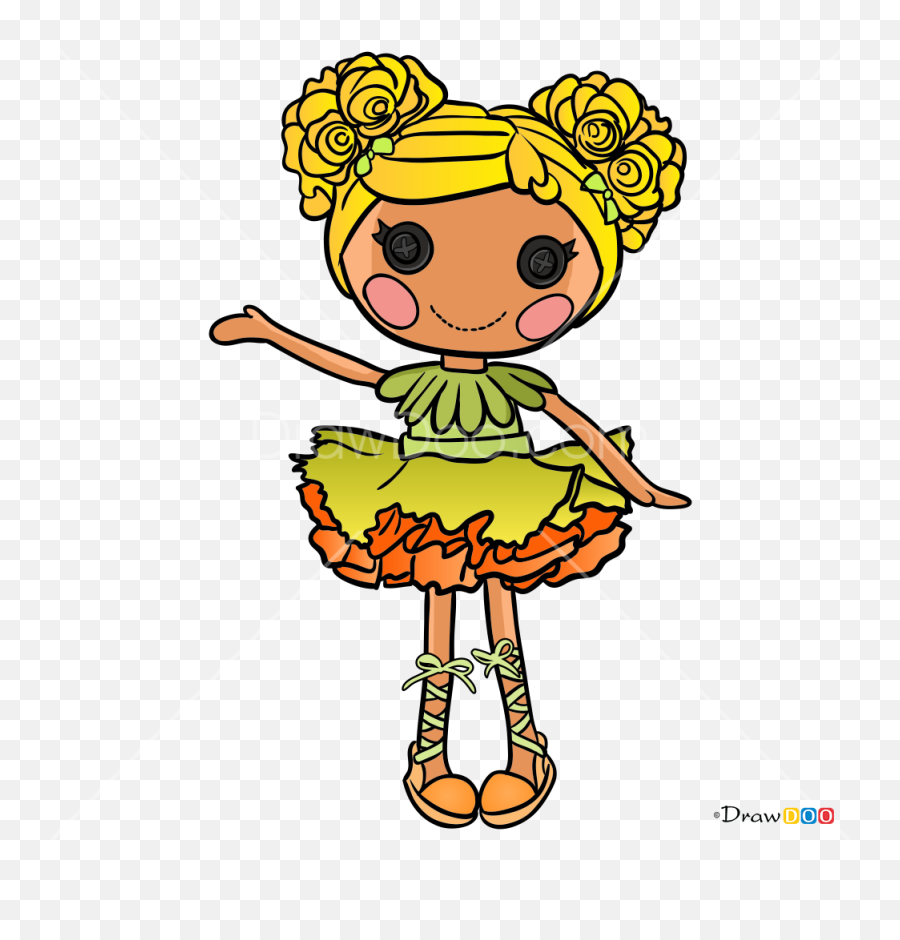 How To Draw Mari Golden Lalaloopsy Emoji,Lalaloopsy Clipart