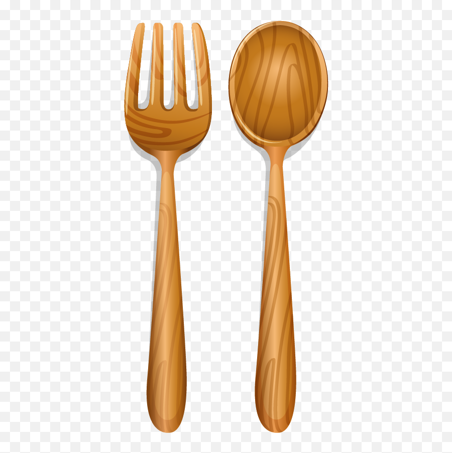 Download Knife Wooden Illustration - Transparent Wooden Spoon And Fork Png Emoji,Fork Png