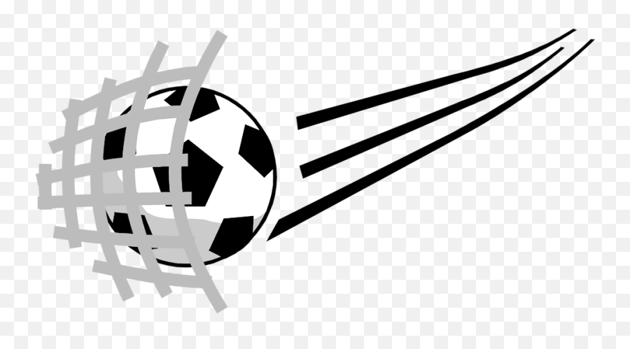 Soccer Ball Net Clipart Transparent Png - Soccer Ball Moving Transparent Emoji,Soccer Ball Clipart