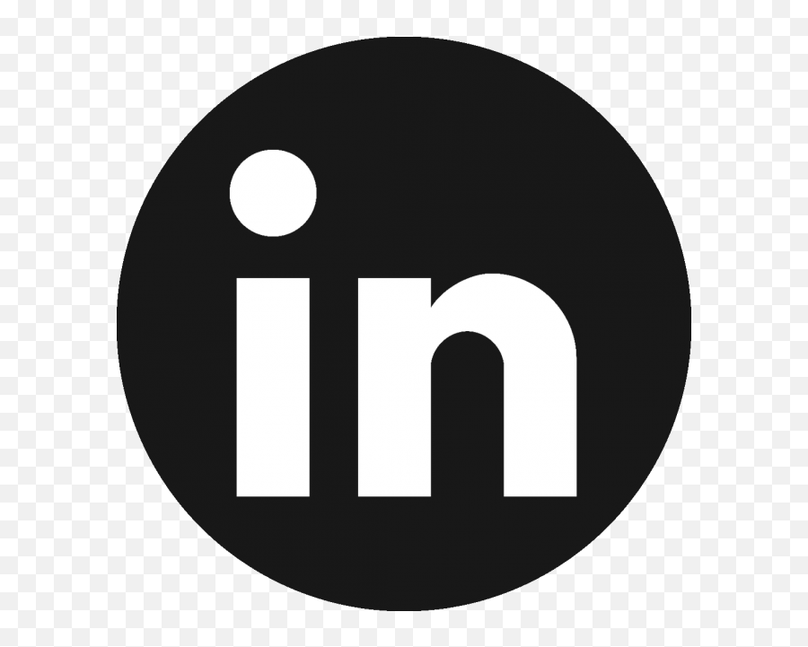 Senior Vice President - Linkedin Logo In Circle Clipart Linkedin Logo Sort Med Hvid Emoji,Vice Logo