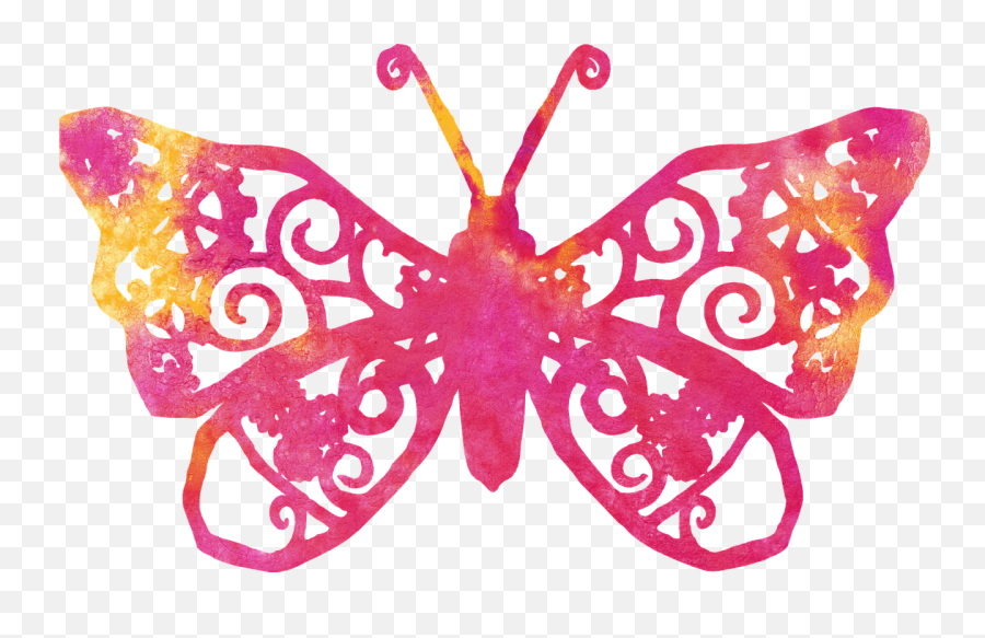 Butterfly Pink Clipart - Free Image On Pixabay Emoji,Pink Clipart
