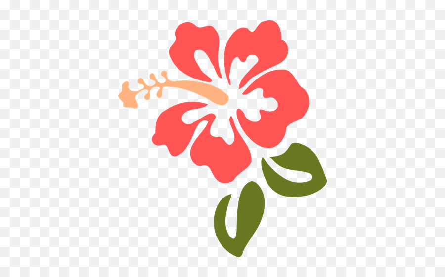 Free Hibiscus Hawaii Illustrations - Hawaiian Hibiscus Clip Art Emoji,Hawaii Clipart
