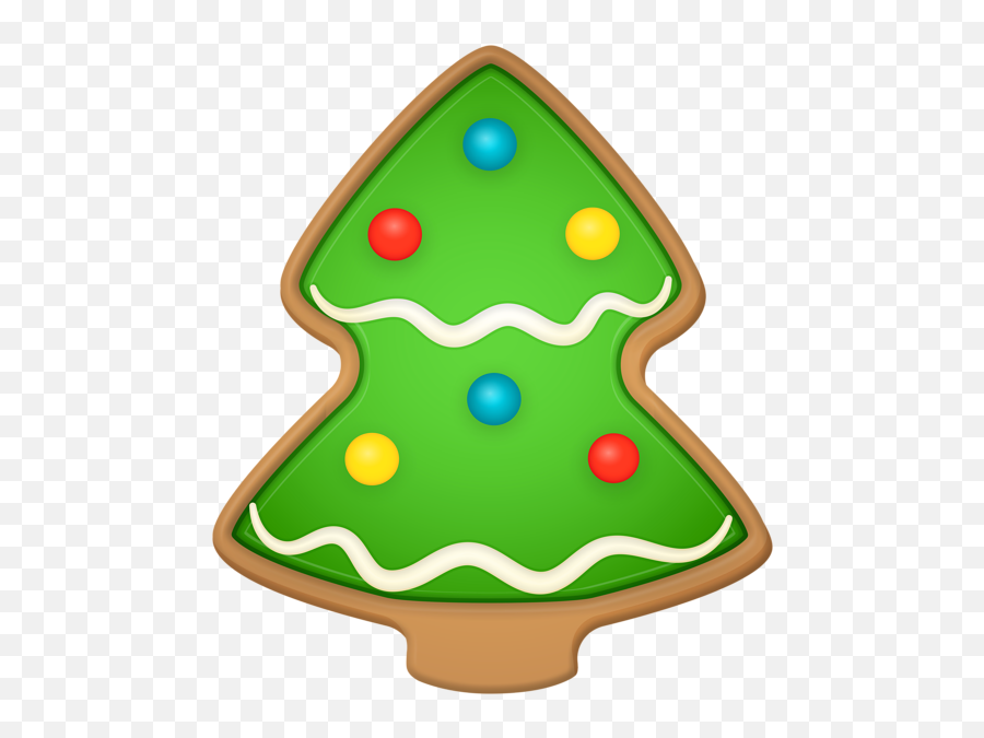 Christmas Tree Cookie Png Clipart Christmas Tree Cookies - Christmas Tree Cookie Clipart Emoji,Christmas Cookie Clipart