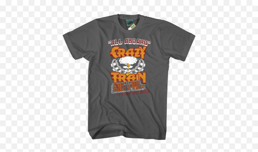 Ozzy Osbourne Inspired Crazy Train T - Lotus T Shirt Emoji,Ozzy Osbourne Logo