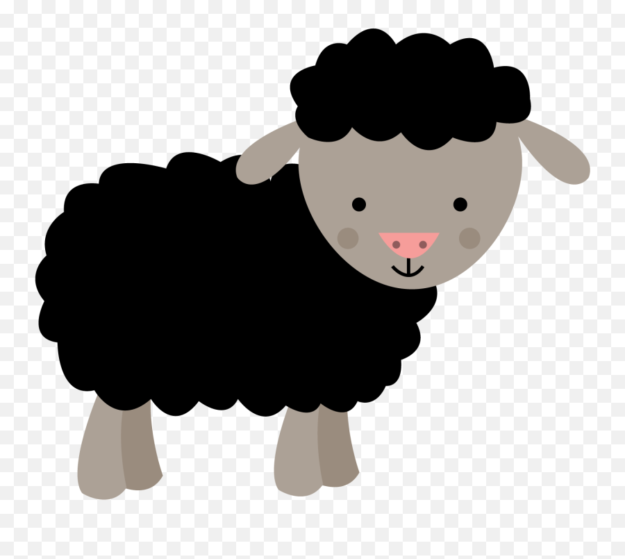 Farm Party Animal Illustrations Art - Sheep Farm Animal Clipart Emoji,Farm Clipart