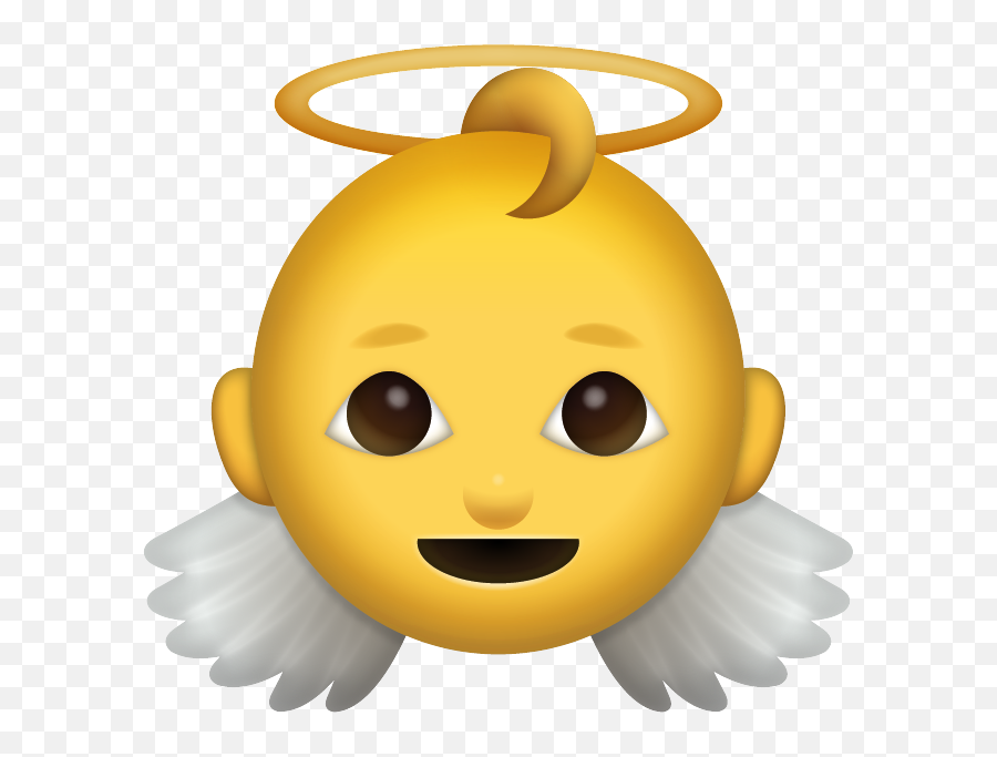 Baby Angel Emoji Free Download Iphone - Transparent Background Baby Angel Emoji,Baby Emoji Png