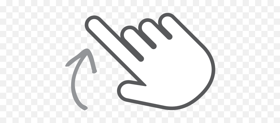 Finger Gesture Hand Interactive - Swipe Up Hand Png Emoji,Swipe Up Png