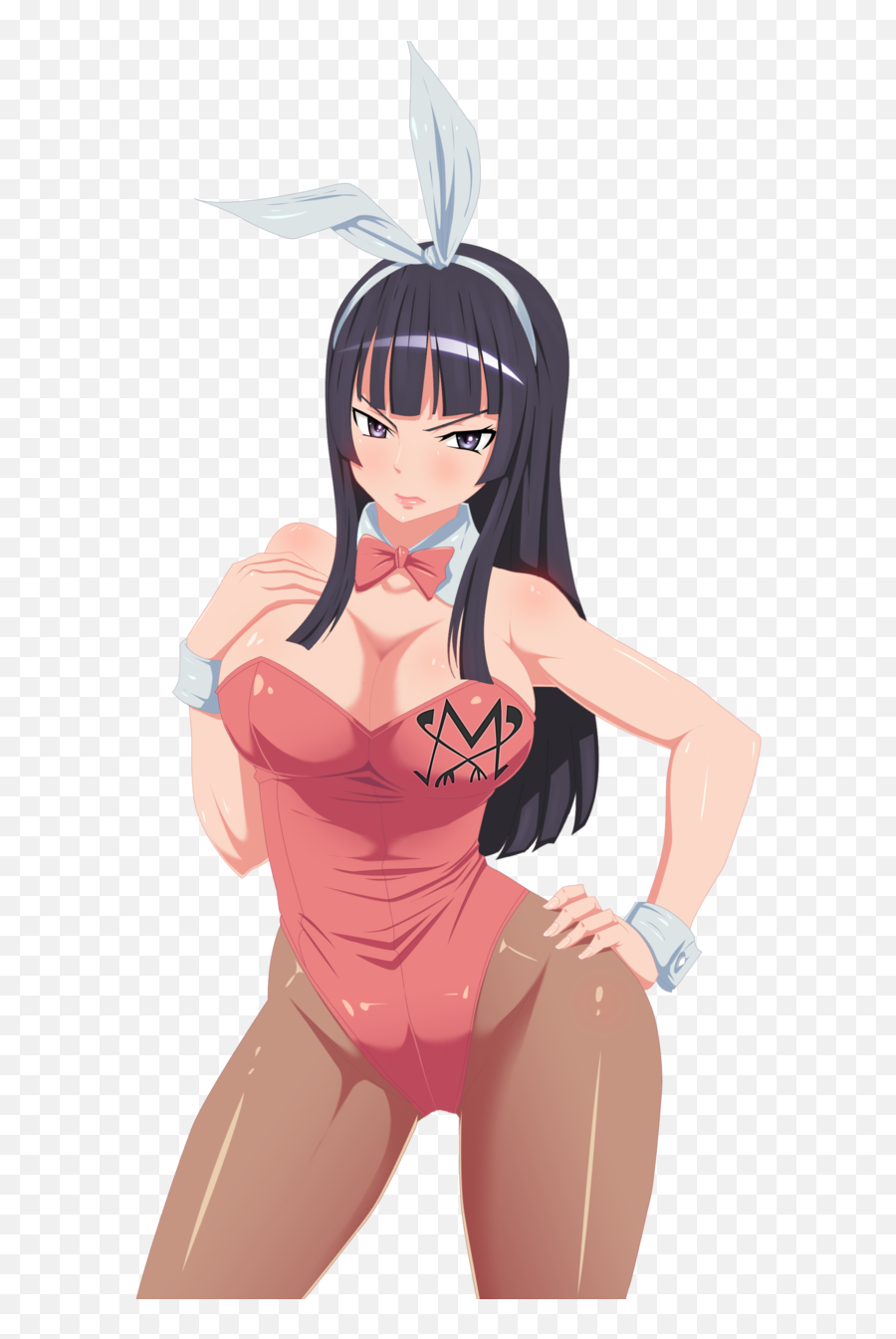 Sexy Bunnygirl Kagura - Bunny Girl Fanart Hot Emoji,Hot Anime Girl Png