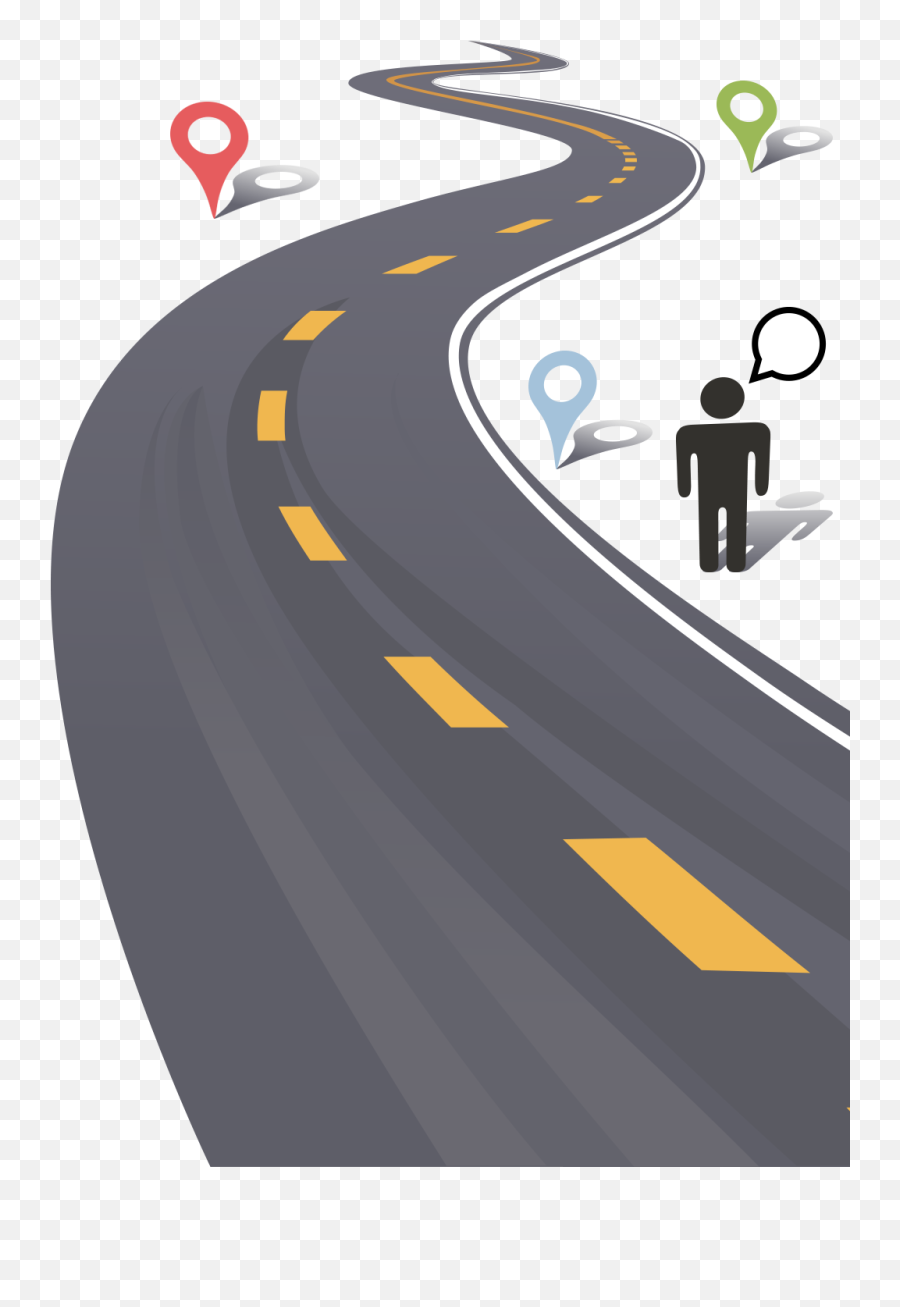 Carretera Png Transparent Background Clip Art Road Map - Vector Road Map Clip Art Emoji,Road Transparent Background