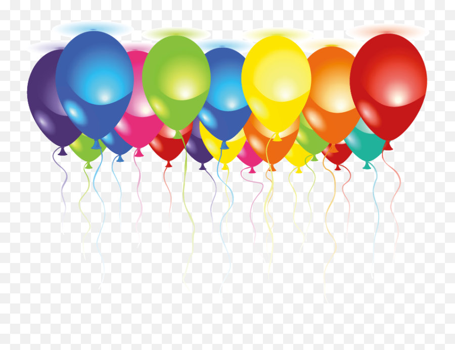 Birthday Cake Happy Birthday To You Clip Art - Happy Balloon Visiting Card Emoji,Happy Birthday Balloons Clipart