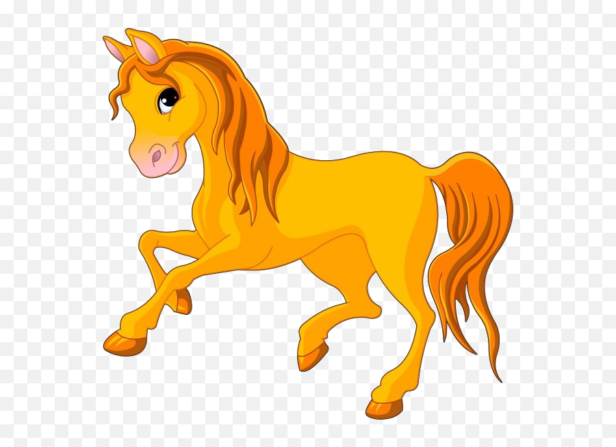 Horses Cartoon Animal Images Clip Art - Horse Clipart Png Emoji,Horse Clipart