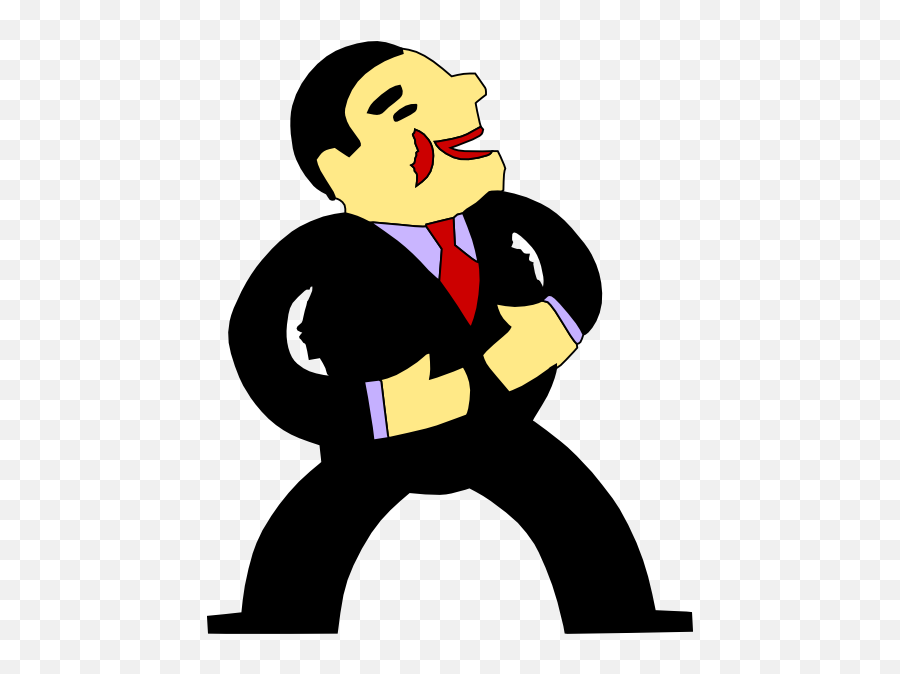 Cartoon Man Wearing Suit Tie Clip Art At Clkercom - Vector Emoji,Suits Clipart