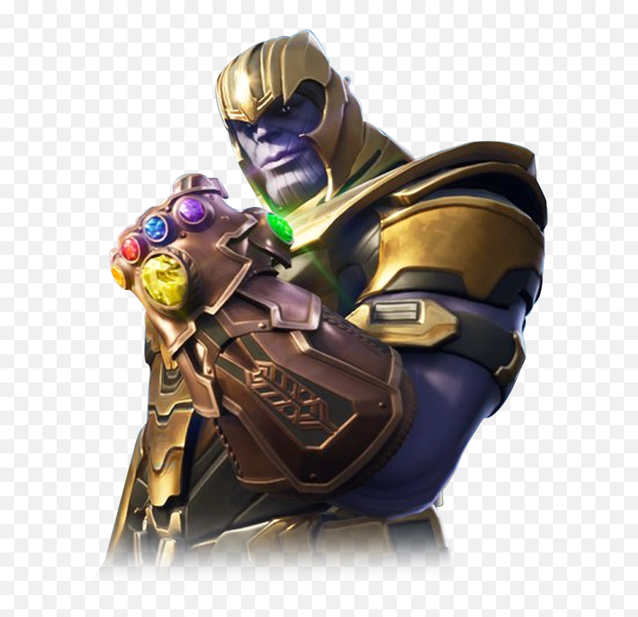 Download Character Fictional Royale - Thanos Fortnite Transparent Background Emoji,Thanos Png