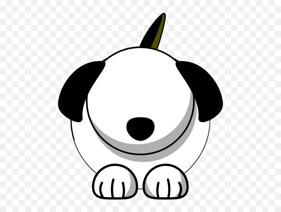 White Dog With No Eyes Clip Art At Clkercom - Vector Clip Emoji,Cat Eyes Clipart