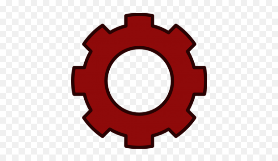 Download Hd Red Gear Logo - Dot Emoji,Gear Logo