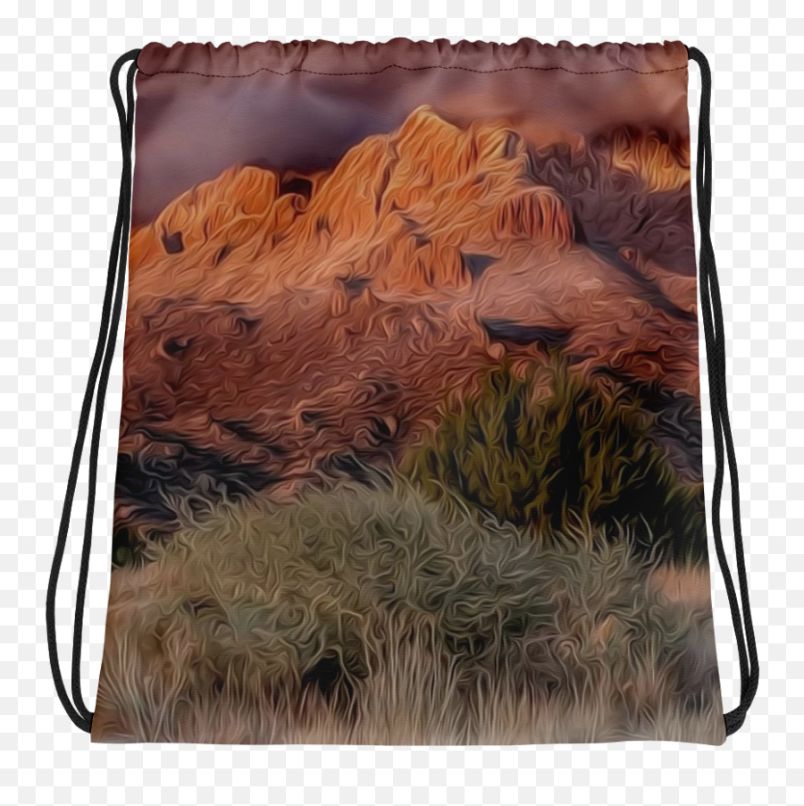 Bag Drawstring Moonshine Sandia Mountain Sunset Emoji,Sandia Png