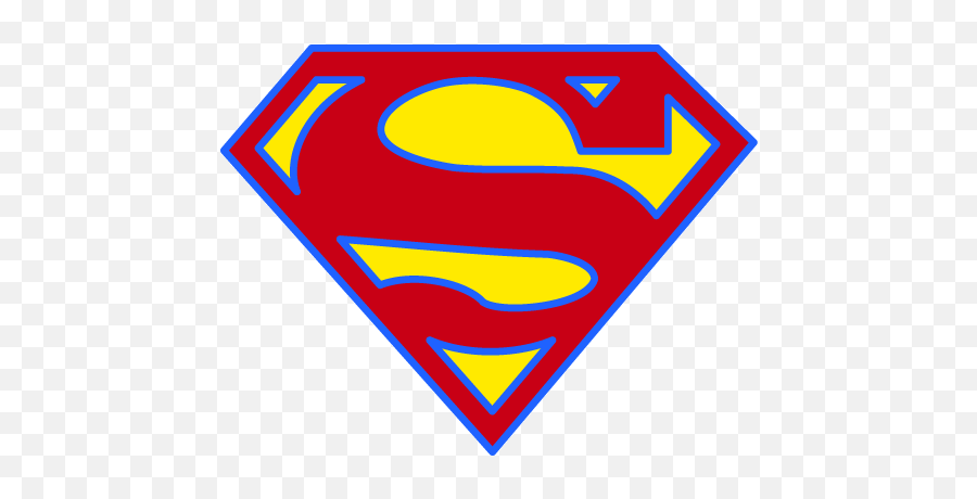 Superman Logo Clip Art Free Free Clipart Images Dot Logo - Superman Logo Png Emoji,Log Clipart