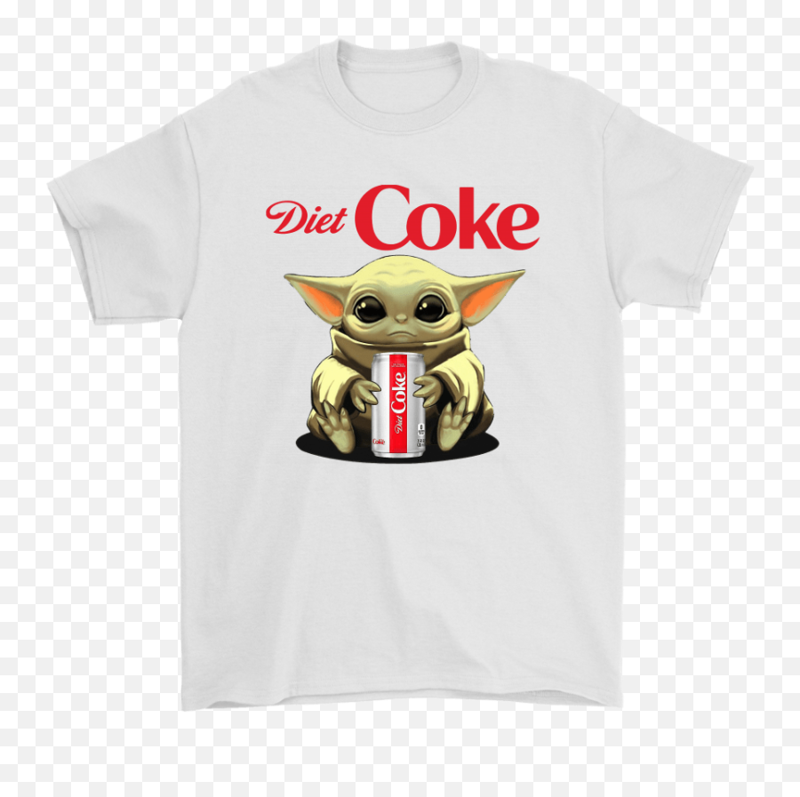 Baby Yoda Hugs Diet Coke Star Wars Shirts U2013 Nfl T - Shirts Store Emoji,Diet Coke Logo