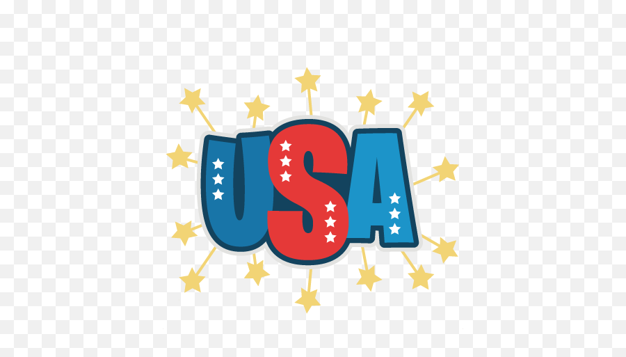 Usa Svg Scrapbook Title Independence Day Svg Cut Files For - Usa Title Emoji,Independence Day Clipart