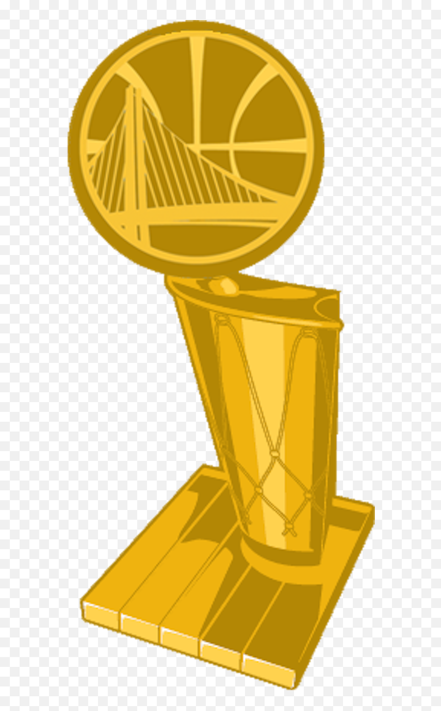 Golden State Warriors Logo Png - Larry O Brien Trophy Logo Transparent Emoji,Golden State Warriors Logo