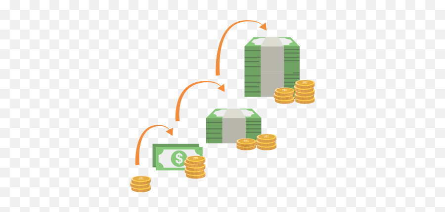 Money Growth Png Clipart - Money Grow Clip Art Emoji,Growth Clipart