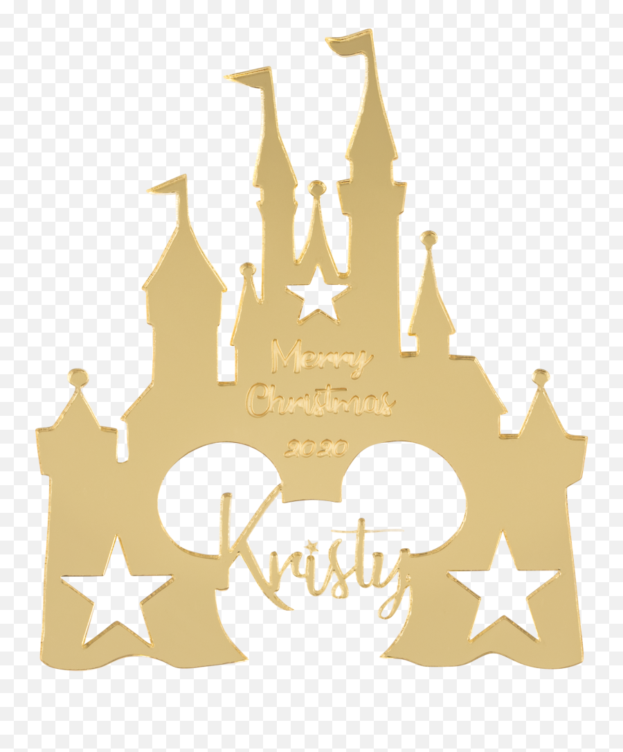 Disney Castle Ornament - Disney Castle Svg Free Emoji,Disney Castle Png