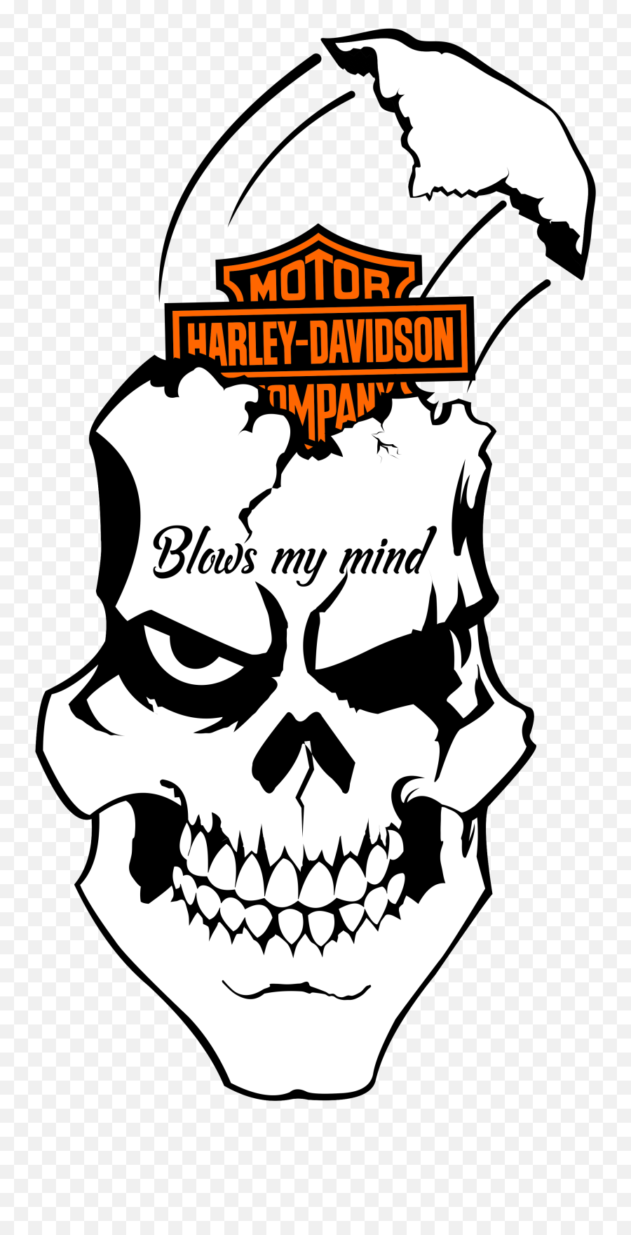 Free Harley Davidson Clipart Black And White Download Free - Logo Clip Art Logo Harley Davidson Emoji,Harley Davidson Clipart