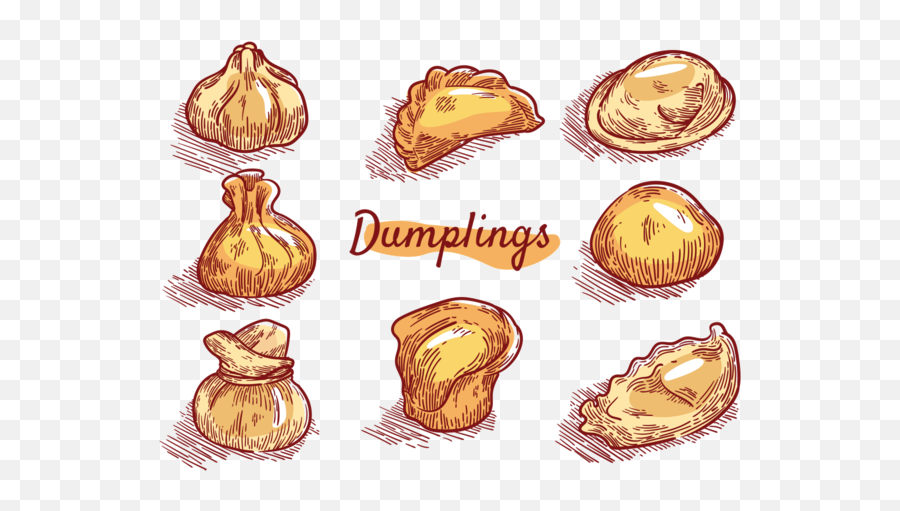 Dumplings Icons Vector 149647 - Dumpling Vectors Emoji,Dumpling Clipart