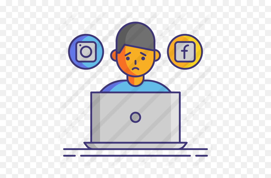 Social Media Addiction - Free Social Media Icons Programmer Icon Emoji,Social Icons Png